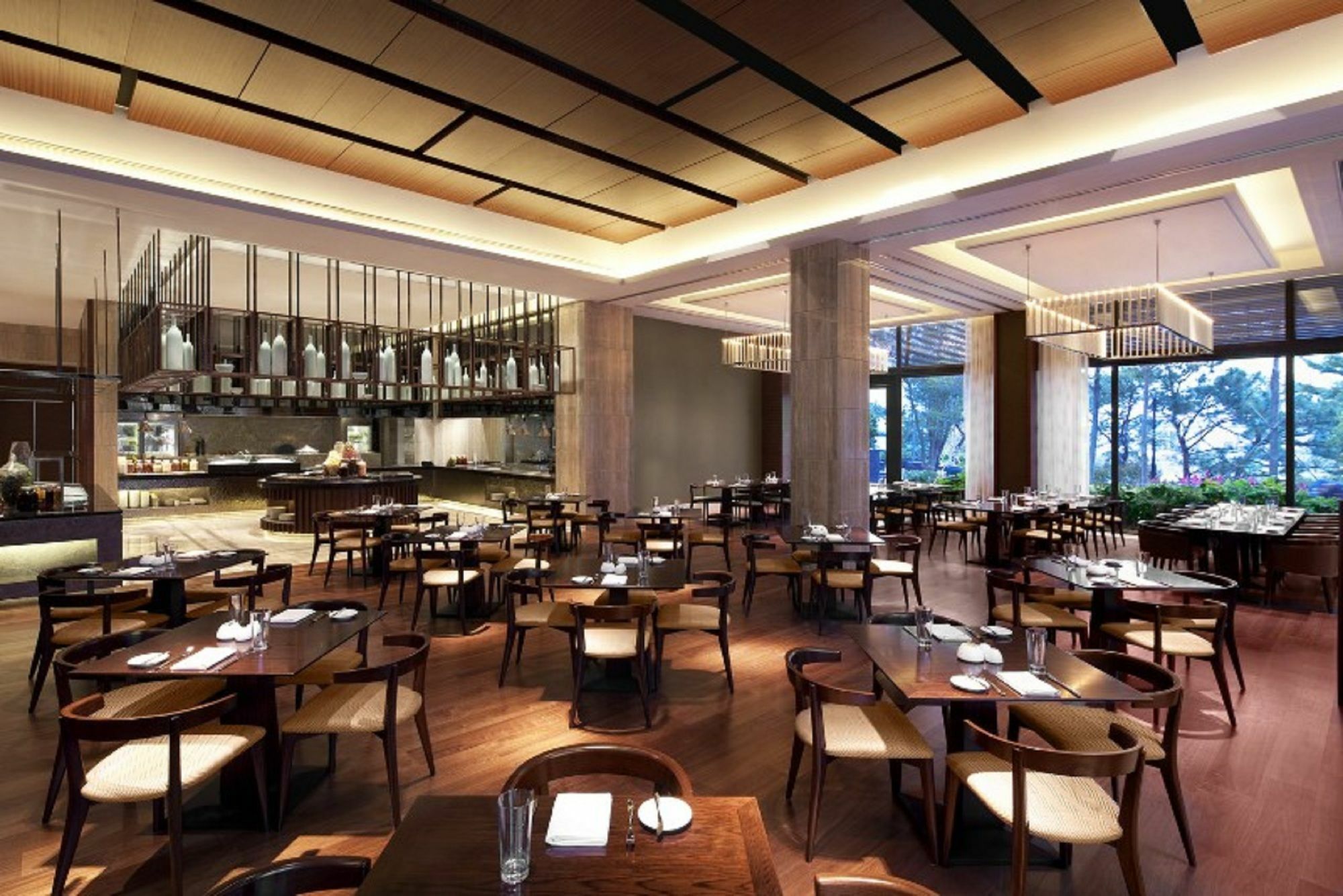The Mulian Urban Resort Hotels Huadu Kanton Restaurant foto
